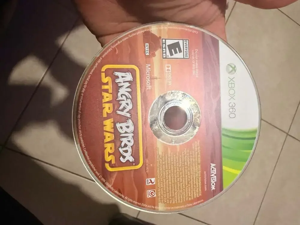 Angry Birds Star Wars - Xbox 360 Video Game Disc